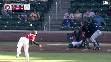 Richie Martin Jr. homers (4) on a fly ball to left field.