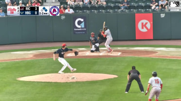 Sabin Ceballos singles on a ground ball to center fielder Elijah Green. Dayson Croes scores. Gavin Kilen to 3rd.