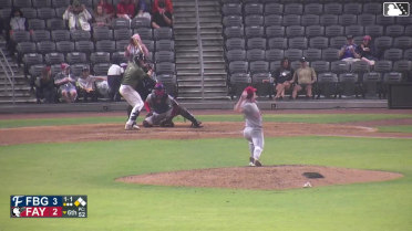 Jack Moss singles on a ground ball to right fielder Jordan Williams. Josh Wakefield scores.