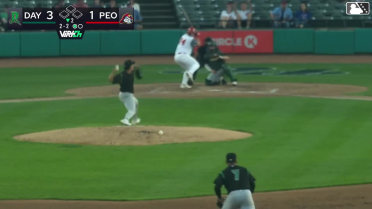 Jack Gurevitch strikes out swinging and Christian Martin caught stealing 2nd, catcher John Michael Faile to shortstop Carlos Sanchez to catcher John Michael Faile.