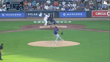Max Scherzer In play, run(s) to Tsung-Che Cheng