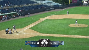 Aidan Smith homers (14) on a fly ball to left field.