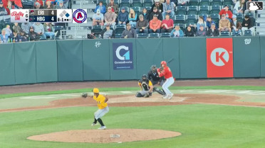 Cayden Wallace triples (2) on a sharp line drive to center fielder Brett Callahan. Elijah Nunez scores.