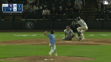 Garrett Martin homers (16) on a fly ball to left center field.