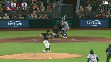 Connor Joe homers (8) on a fly ball to left center field. J.P. Crawford scores. Lazaro Montes scores.