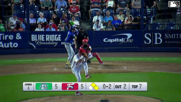 Aaron Combs In play, run(s) to Andy Perez