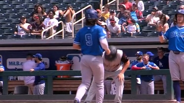 Chuckie Robinson collects five hits