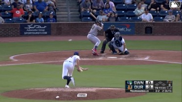 Jacob Lopez records his eighth strikeout