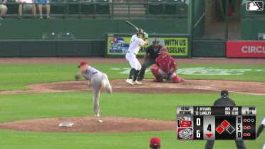 C.J. Pittaro singles on a line drive to center fielder Conner Westenburg. Dylan Fien scores. Myles Naylor scores.