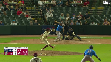 Cole Conn out on a sacrifice fly to left fielder Keith Jones II. Devin Taylor scores.