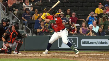 Shea Langeliers' two-hit night in rehab start