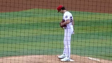 Landon Harmon's seven strikeouts