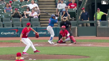 Julian Aguiar In play, run(s) to Pedro Ramírez