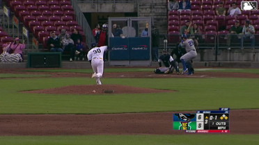 Trevor Werner doubles (1) on a ground ball to left fielder Jay Thomason. Austin Charles scores. Derlin Figueroa to 3rd.