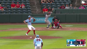 Jack Hurley homers (3) on a fly ball to right center field.