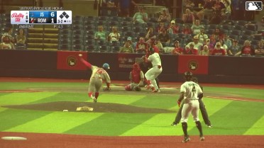 John Gil grounds into a force out, third baseman Raider Tello to second baseman Nick Biddison. Jake Steels scores. Isaiah Drake to 3rd. Mac Guscette out at 2nd. John Gil to 1st.