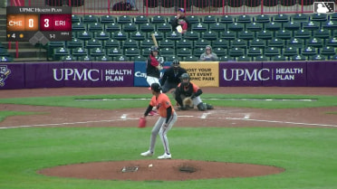 Izaac Pacheco homers (2) on a fly ball to right center field.