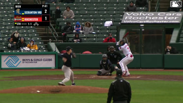 Trey Lipscomb homers (1) on a fly ball to left field.