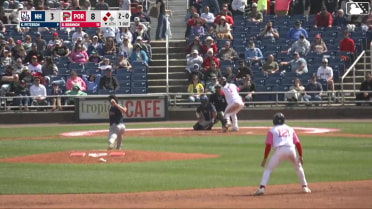 Brooks Brannon doubles (4) on a sharp line drive to right fielder Jace Bohrofen. Will Turner scores. Nate Baez scores.