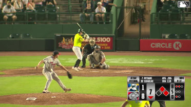 C.J. Pittaro doubles (6) on a line drive to left fielder Juan Benjamin. Daniel Bucciero scores. Breyson Guedez to 3rd.