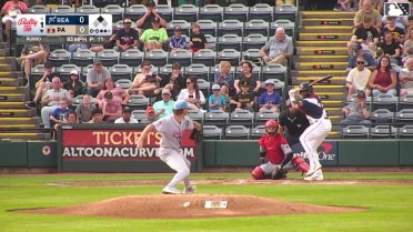 Callan Moss singles on a sharp line drive to center fielder Pedro León. Derek Berg scores. Callan Moss out at 2nd on the throw, center fielder Pedro León to catcher Kehden Hettiger to shortstop Bryan Rincon.