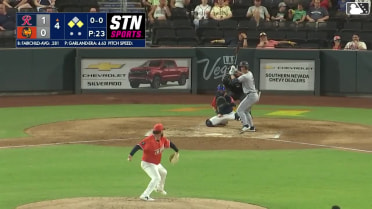 Stuart Fairchild reaches on a fielding error by third baseman Michael Stefanic. Lazaro Montes scores. Connor Joe to 2nd.