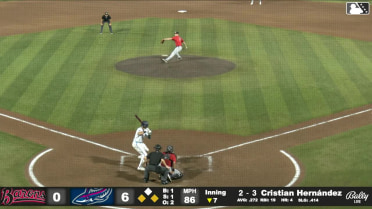 Cristian Hernández singles on a fly ball to right fielder Dylan Campbell. Brendan Jones scores. Ryan Ignoffo to 2nd.