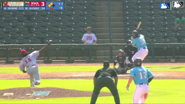 Jorge Alfaro homers (14) on a line drive to center field. Sam Kulasingam scores. Spencer Nivens scores.