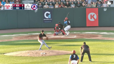 Kervin Pichardo out on a sacrifice fly to center fielder Pedro León. Sam Petersen scores. Devin Fitz-Gerald to 3rd.
