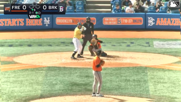 Ronald Hernandez homers (1) on a fly ball to right field.