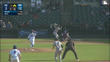 Tyler Beede In play, run(s) to Juan Brito