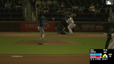 Anthony DePino singles on a fly ball to right fielder Mark Coley II. Jorge Corona scores. Jordan Sprinkle scores.
