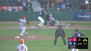 Jordan Geber In play, run(s) to Jorge Burgos