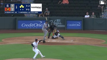 Geoff Hartlieb In play, run(s) to Jarred Kelenic