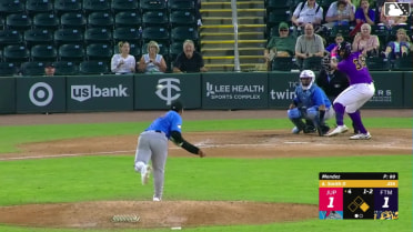 JP Smith II called out on strikes and Henry Kusiak caught stealing 2nd, catcher Victor Ortega to second baseman Emilio Barreras to catcher Victor Ortega.
