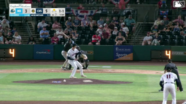 Eli Lovich homers (8) on a fly ball to right center field. Alexis Hernandez scores.