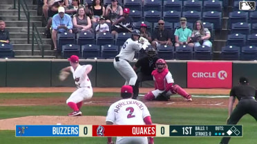 Ching-Hsien Ko singles on a sharp line drive to right fielder Jeffery Heard. Javier Herrera scores.