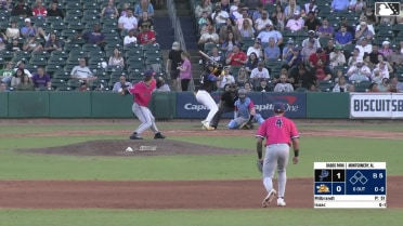 Xavier Isaac homers (4) on a fly ball to right center field.