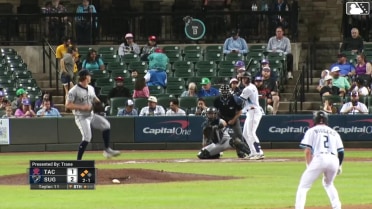 Jack Winkler singles on a ground ball to center fielder Victor Labrada. César Salazar scores. Jax Biggers scores.