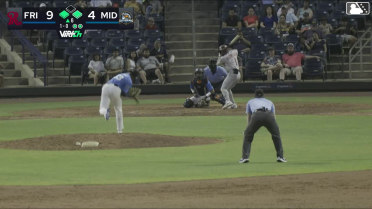 Keyber Rodriguez doubles (11) on a sharp line drive to left fielder Clark Elliott. Dylan Dreiling scores. Arturo Disla to 3rd.