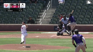 Marco Gonzales In play, run(s) to Blaine Crim