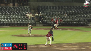 Leo Balcazar homers (8) on a fly ball to left field. Jay Allen II scores. Cam Collier scores.