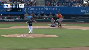 Joey Meneses out on a sacrifice fly to right fielder Jack Hurley. Cade Marlowe scores.