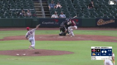 Mac Horvath out on a sacrifice fly to center fielder Samuel Zavala. Émilien Pitre scores.