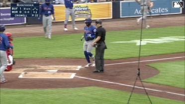 Devonte Brown's two-run home run