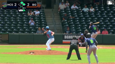 Quincy Scott grounds into a double play, third baseman Tony Santa Maria to first baseman Ryan McCoy. Gleider Figuereo out at 3rd. Quincy Scott out at 1st.