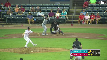 Jack Pineda singles on a line drive to left fielder Sammy Siani. Alberto Rodriguez scores. Connor Scott scores.