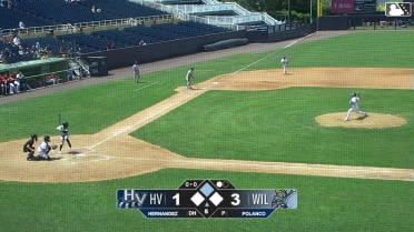 Diomedes Hernandez grounds out, second baseman Eli Willits to first baseman Jacob Walsh. Camden Troyer scores. Luis Durango to 2nd.