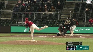 Marcos Castañon homers (1) on a fly ball to right field. Jase Bowen scores.