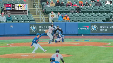 Wenceel Pérez homers (2) on a fly ball to right field. Max Burt scores.
